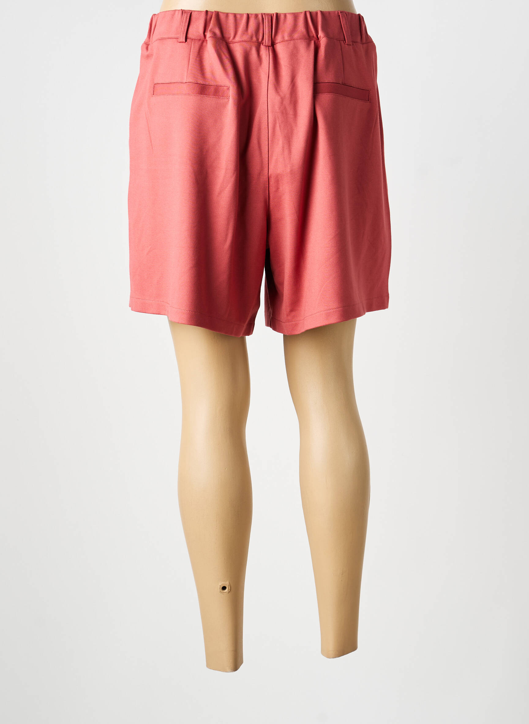 Short fermeture zippée sous rabat boutonné taille normale orange SUN VALLEY femme