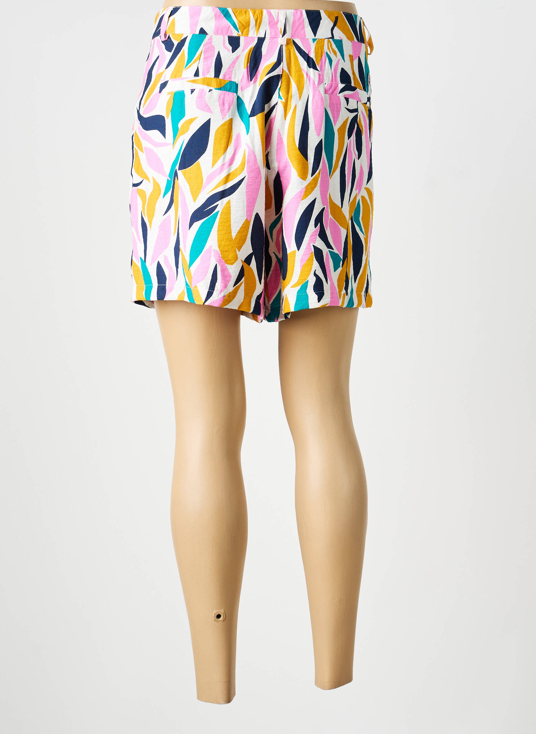 Short taille à pinces taille normale rose SUN VALLEY femme