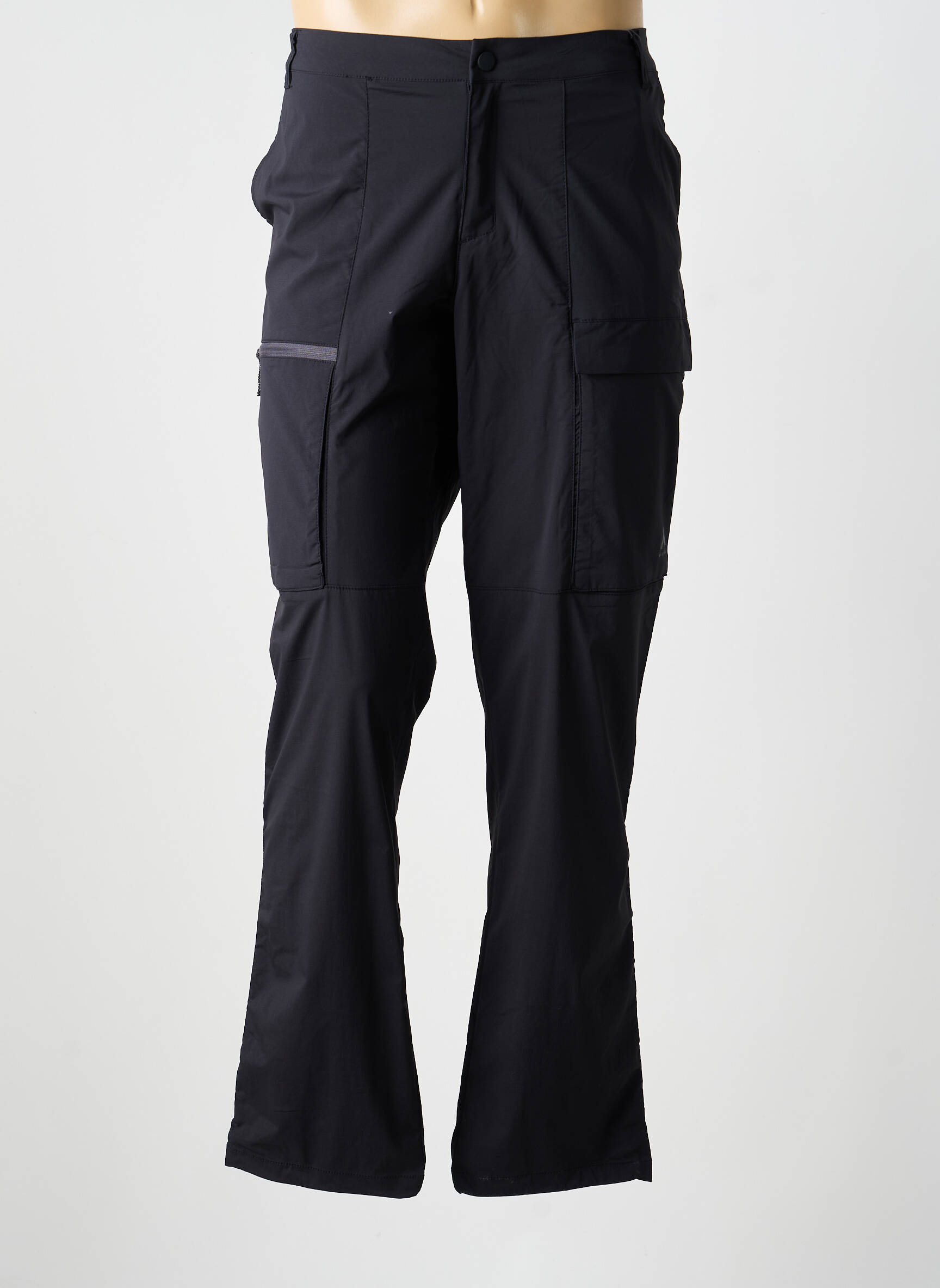 Pantalon droit tissage popeline taille normale noir MC KINLEY homme