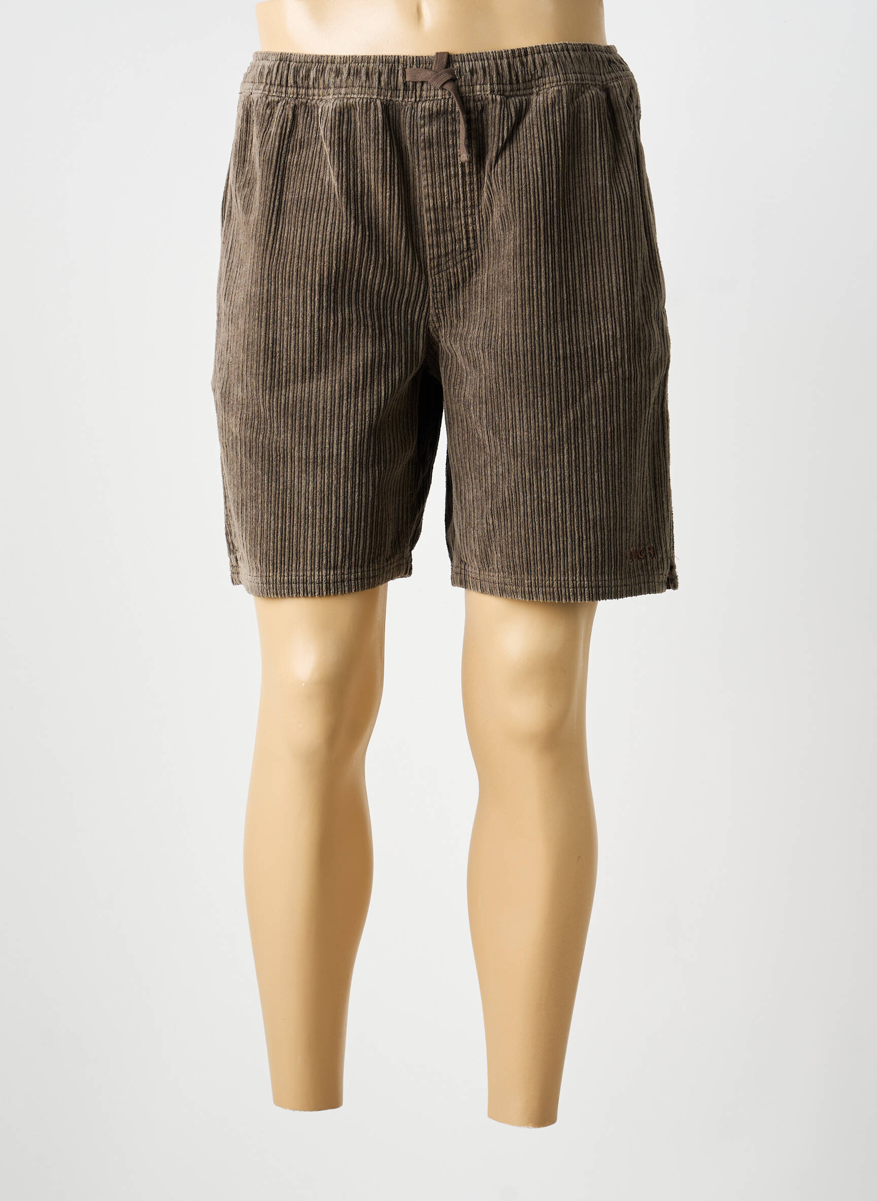 Short fermeture liens à nouer taille normale marron TUC SURF homme