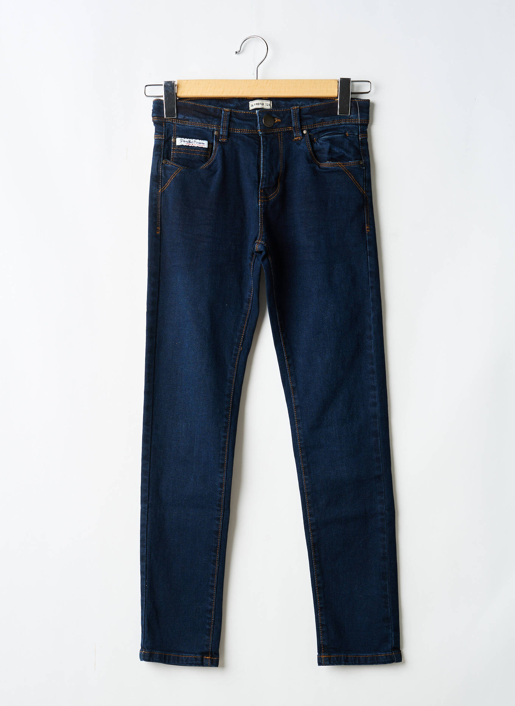 Jeans coupe slim stretch taille ajustable bleu FIREFLY garçon