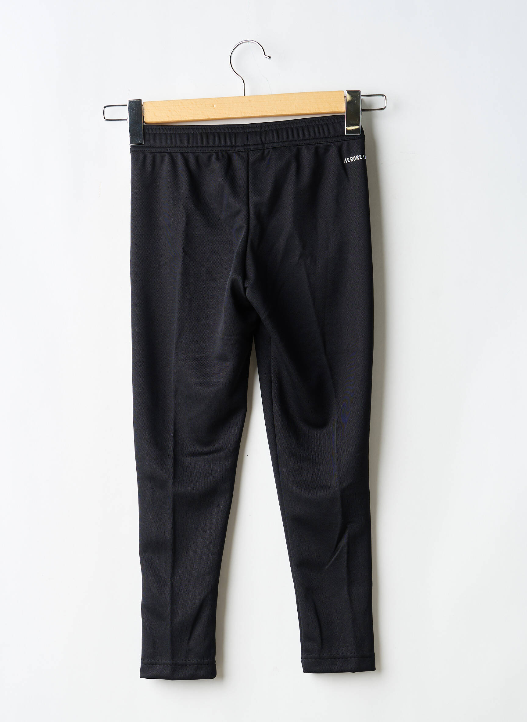 Jogging slim taille élastique noir ADIDAS garçon