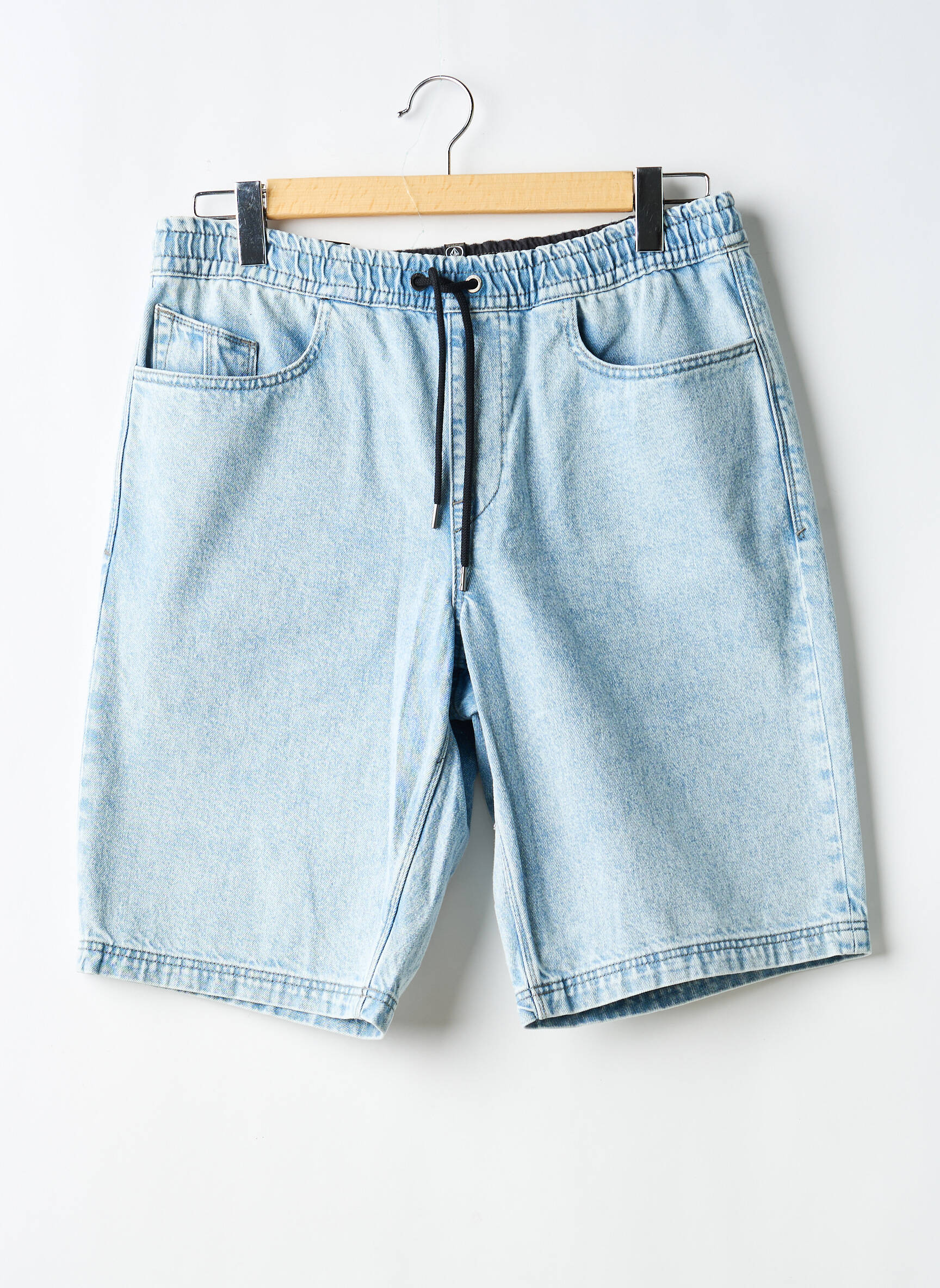 Bermuda tissage denim taille normale bleu VOLCOM homme