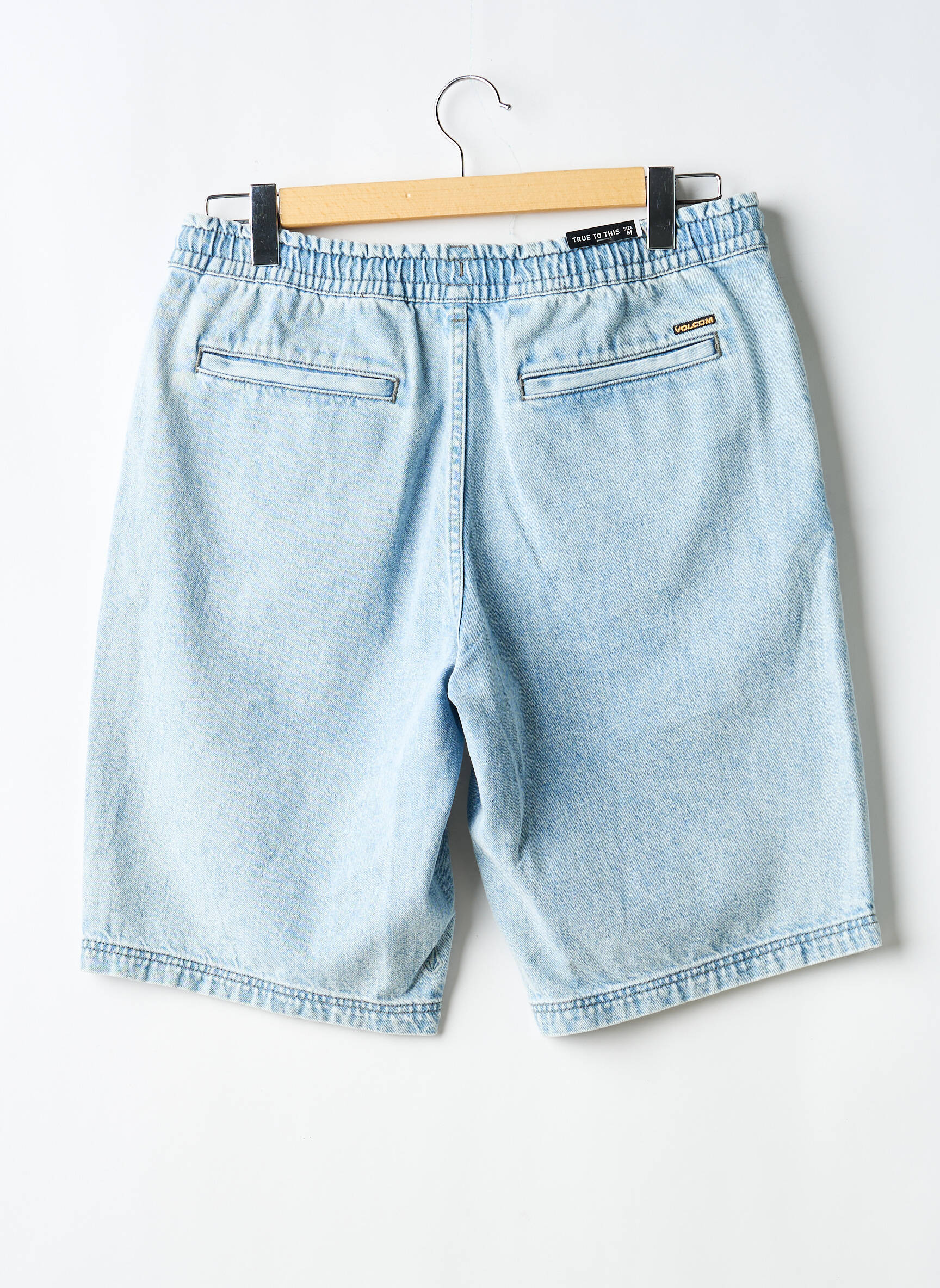 Bermuda tissage denim taille normale bleu VOLCOM homme