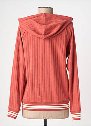 Veste casual col rond orange SUN VALLEY femme