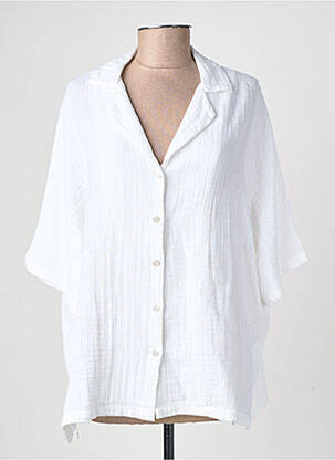 Chemisier manches courtes manches courtes blanc RIP CURL femme