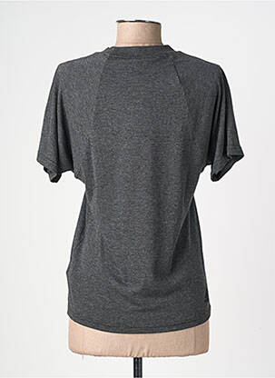 T-shirt sérigraphie manches courtes gris ADIDAS femme