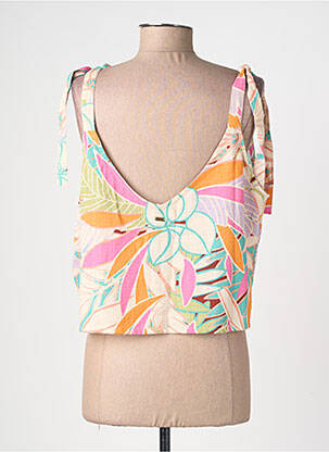 Top col v fines bretelles beige RIP CURL femme