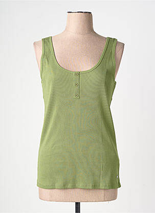 Débardeur stretch sans manche vert FIREFLY femme