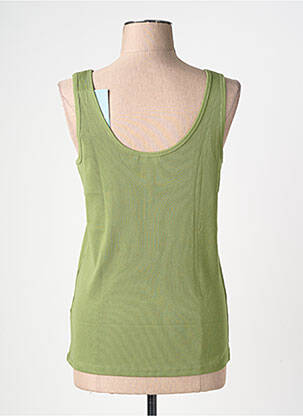 Débardeur stretch sans manche vert FIREFLY femme