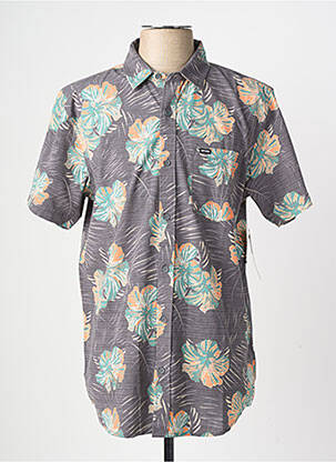 Chemise manches courtes imprimé tie and dye gris RIP CURL homme