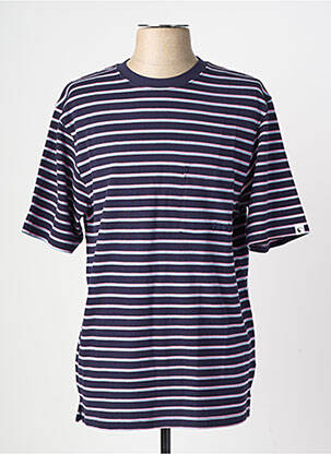 T-shirt bio manches courtes bleu TUC SURF homme