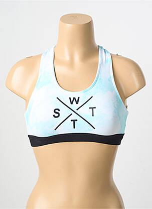 Haut de maillot de bain stretch brassieres bleu WATTS femme