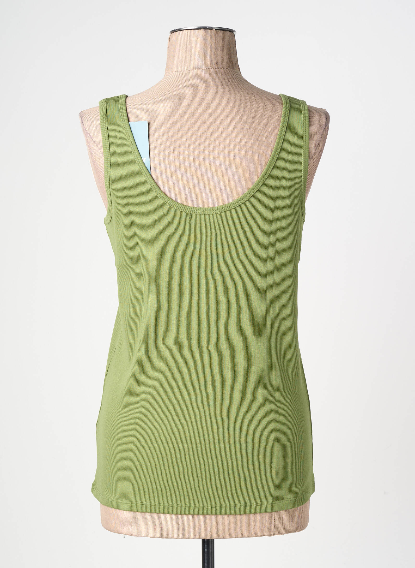 Débardeur stretch sans manche vert FIREFLY femme