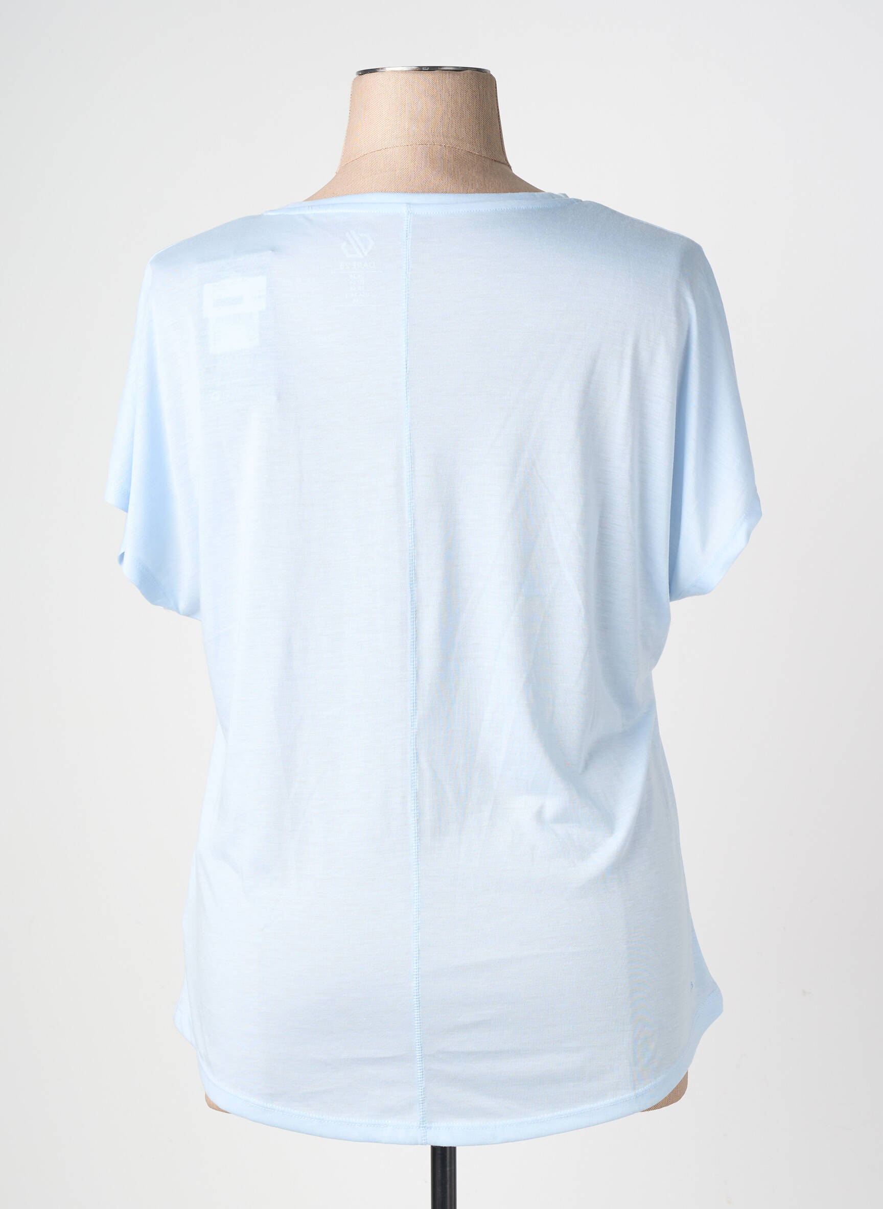 T-shirt col v manches courtes bleu DARE 2 BE femme
