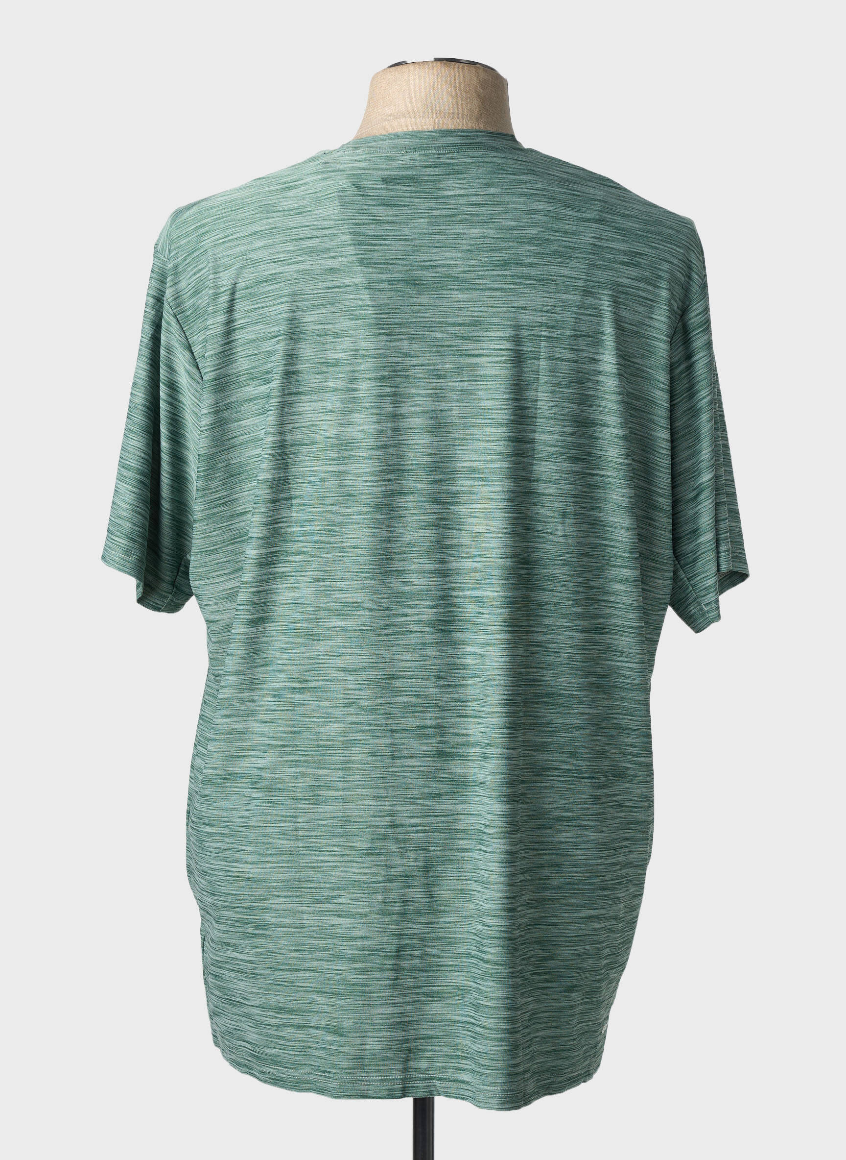 T-shirt stretch manches courtes vert ADIDAS homme