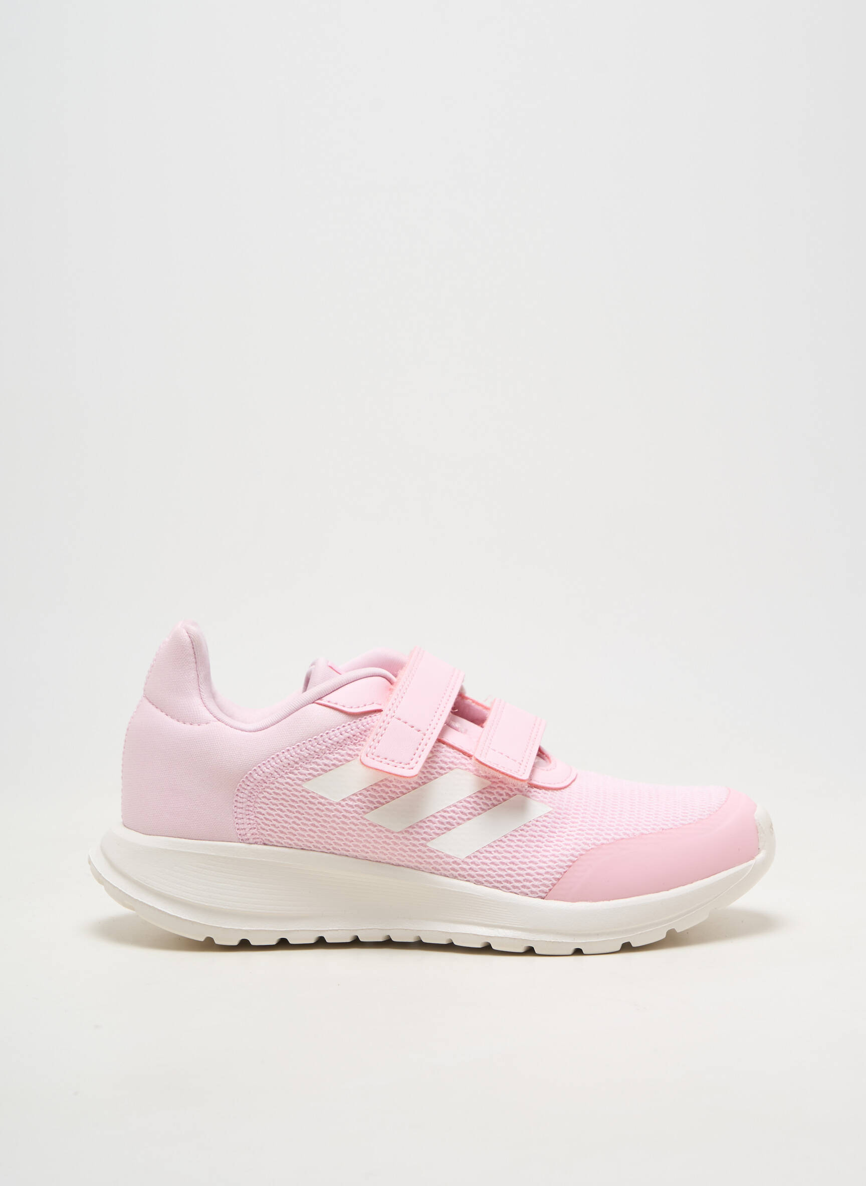 Baskets fermeture scratch bout rond rose ADIDAS fille