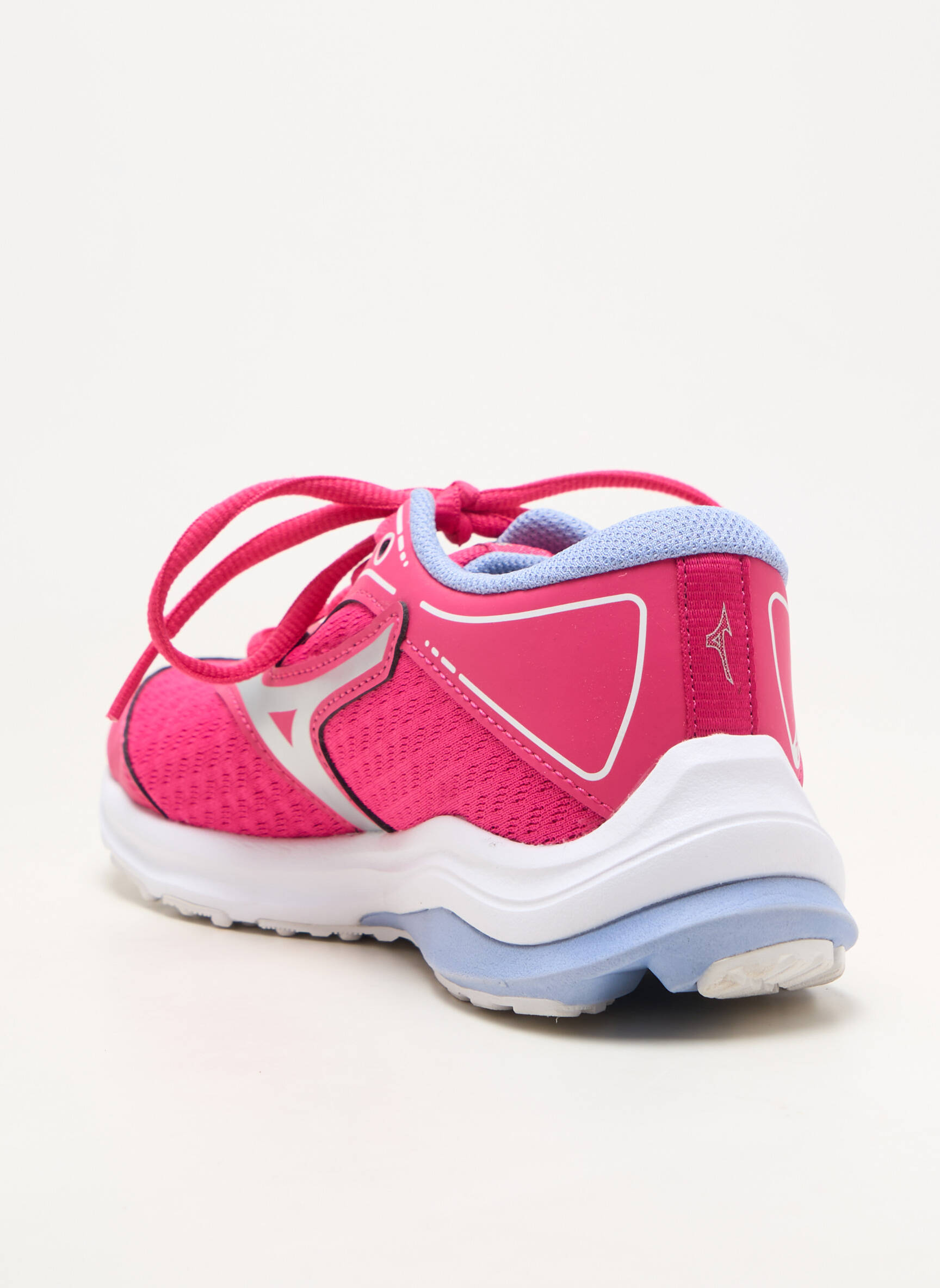 Baskets bout rond talon plat jusqu'à 3cm rose MIZUNO femme