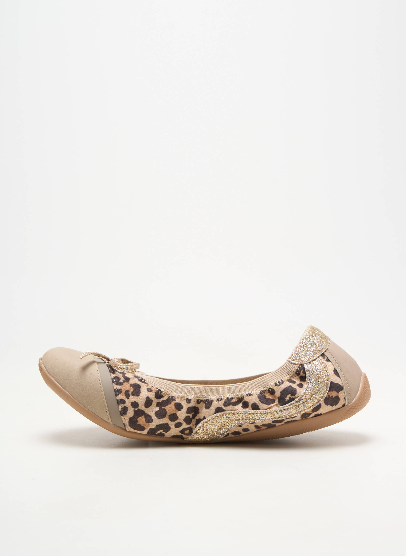 Ballerines bout rond talon plat jusqu'à 3cm beige CHATTAWAK femme
