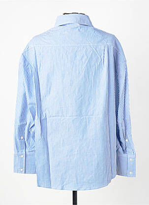 Chemisier coupe cintrée manches longues bleu HOD femme