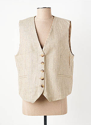 Veste casual finition intérieure doublée beige HOD femme