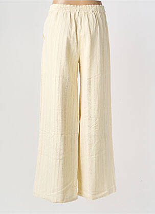 Pantalon large taille normale taille normale blanc HOD femme