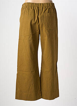Pantalon large poches taille normale marron HOD femme