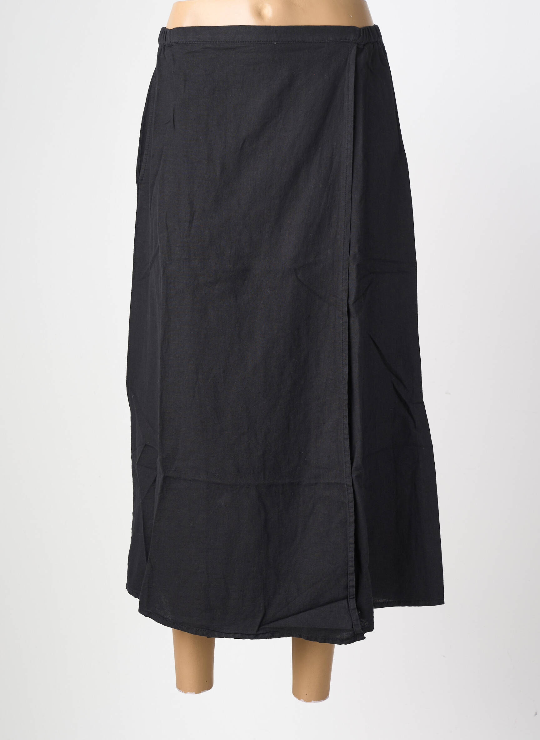 Jupe longue taille normale noir HOD femme