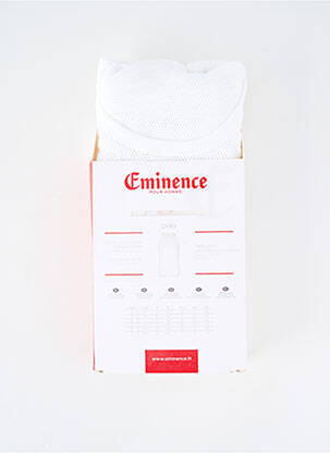 Débardeur coupe droite sans manche blanc EMINENCE homme