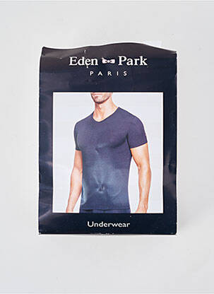 T-shirt coupe cintrée manches courtes blanc EDEN PARK homme