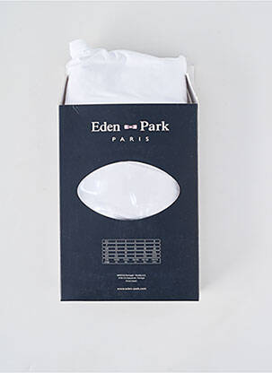 T-shirt coupe cintrée manches courtes blanc EDEN PARK homme