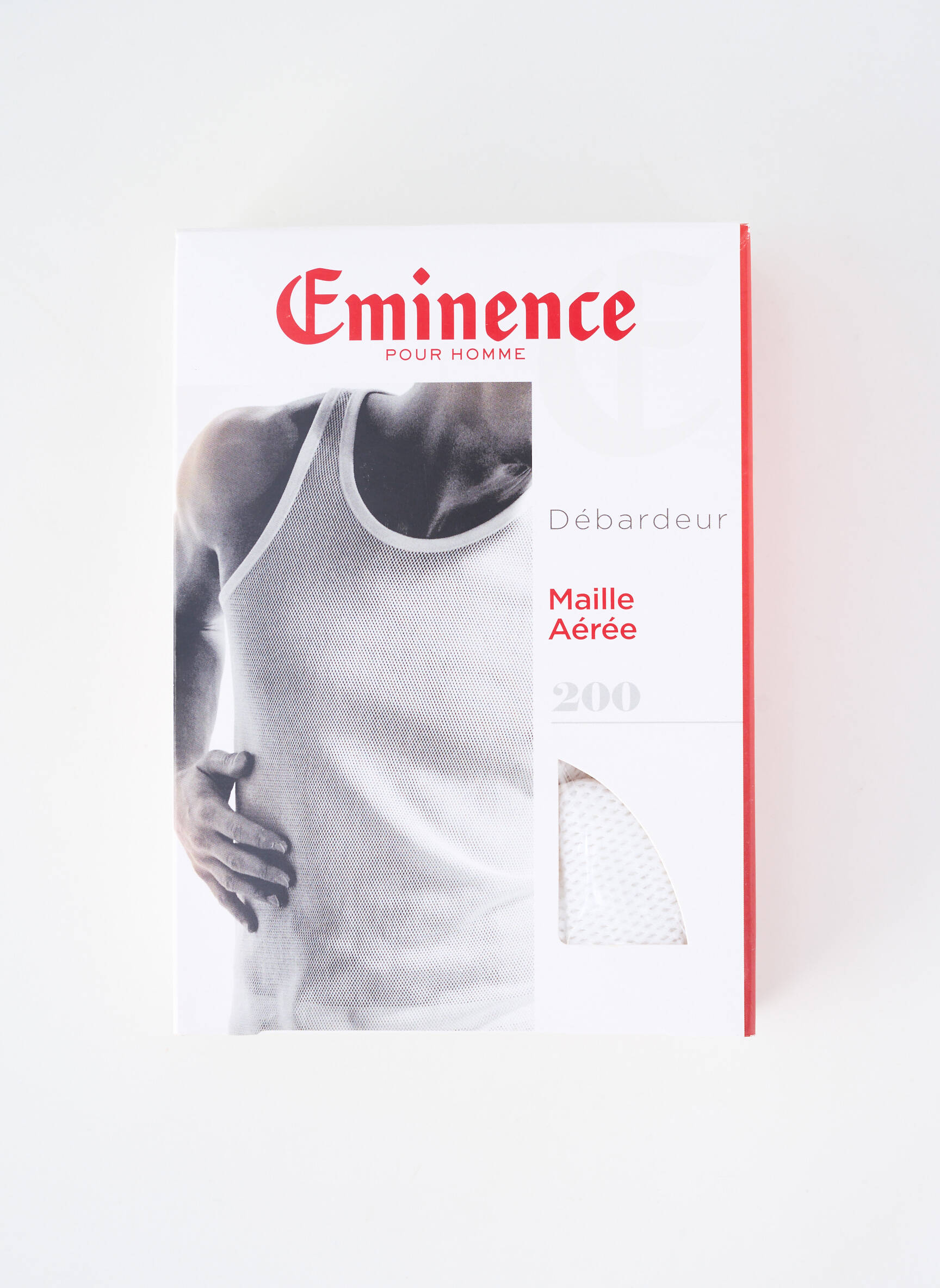 Débardeur coupe droite sans manche blanc EMINENCE homme