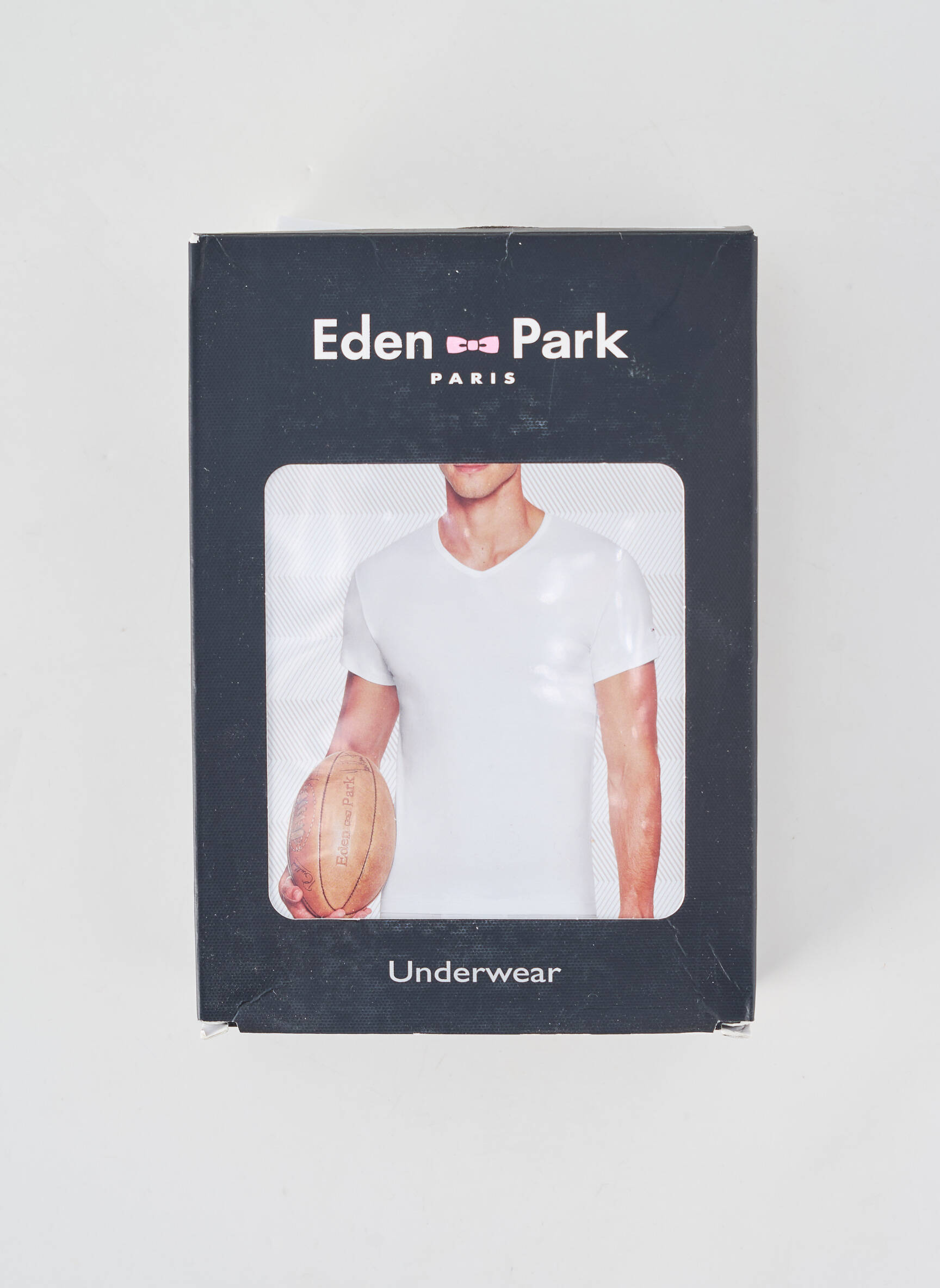 T-shirt coupe cintrée manches courtes blanc EDEN PARK homme