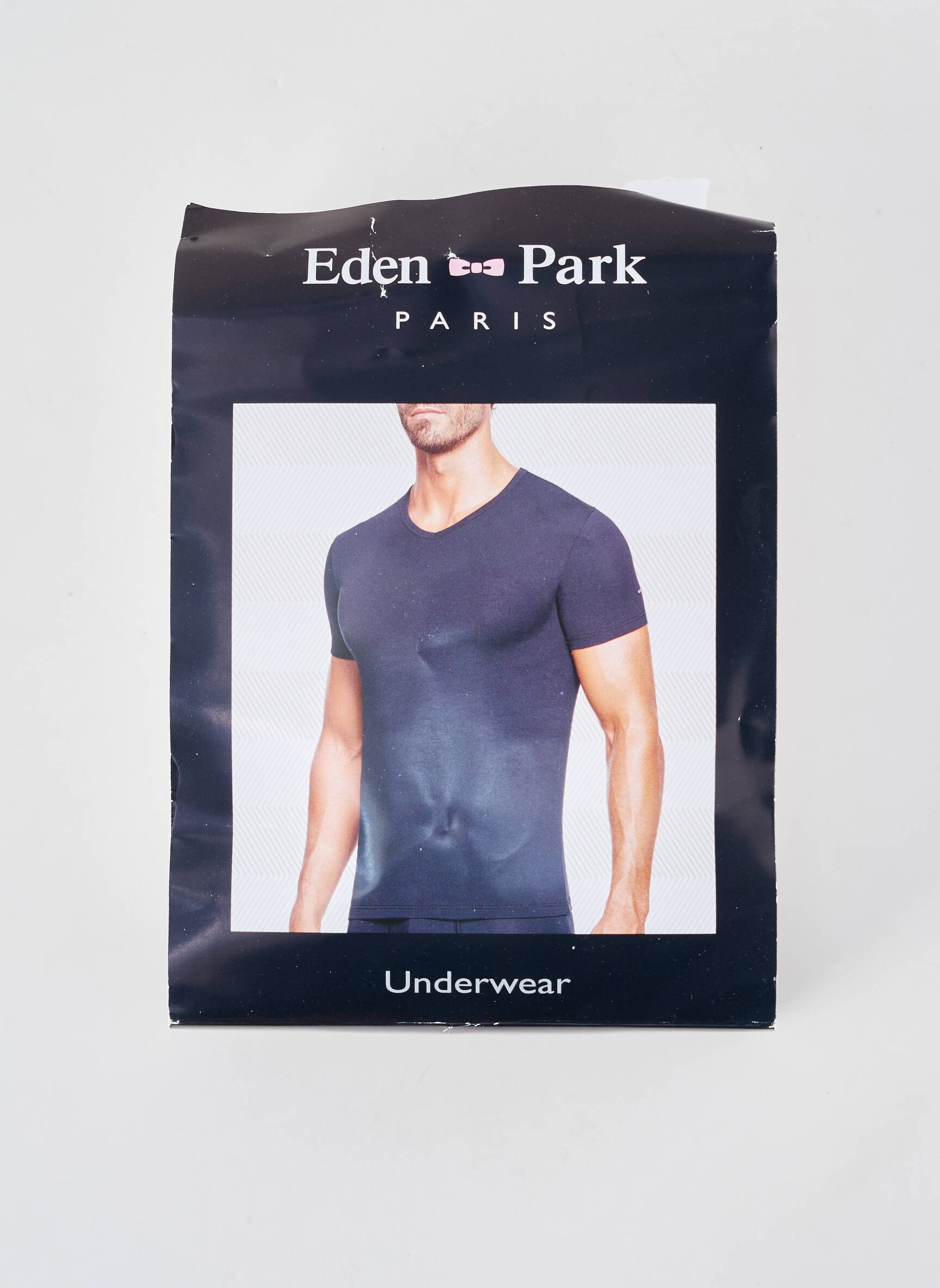 T-shirt coupe cintrée manches courtes blanc EDEN PARK homme