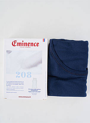 Débardeur coupe cintrée sans manche bleu EMINENCE homme