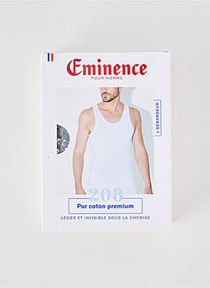 Débardeur coupe cintrée sans manche gris EMINENCE homme