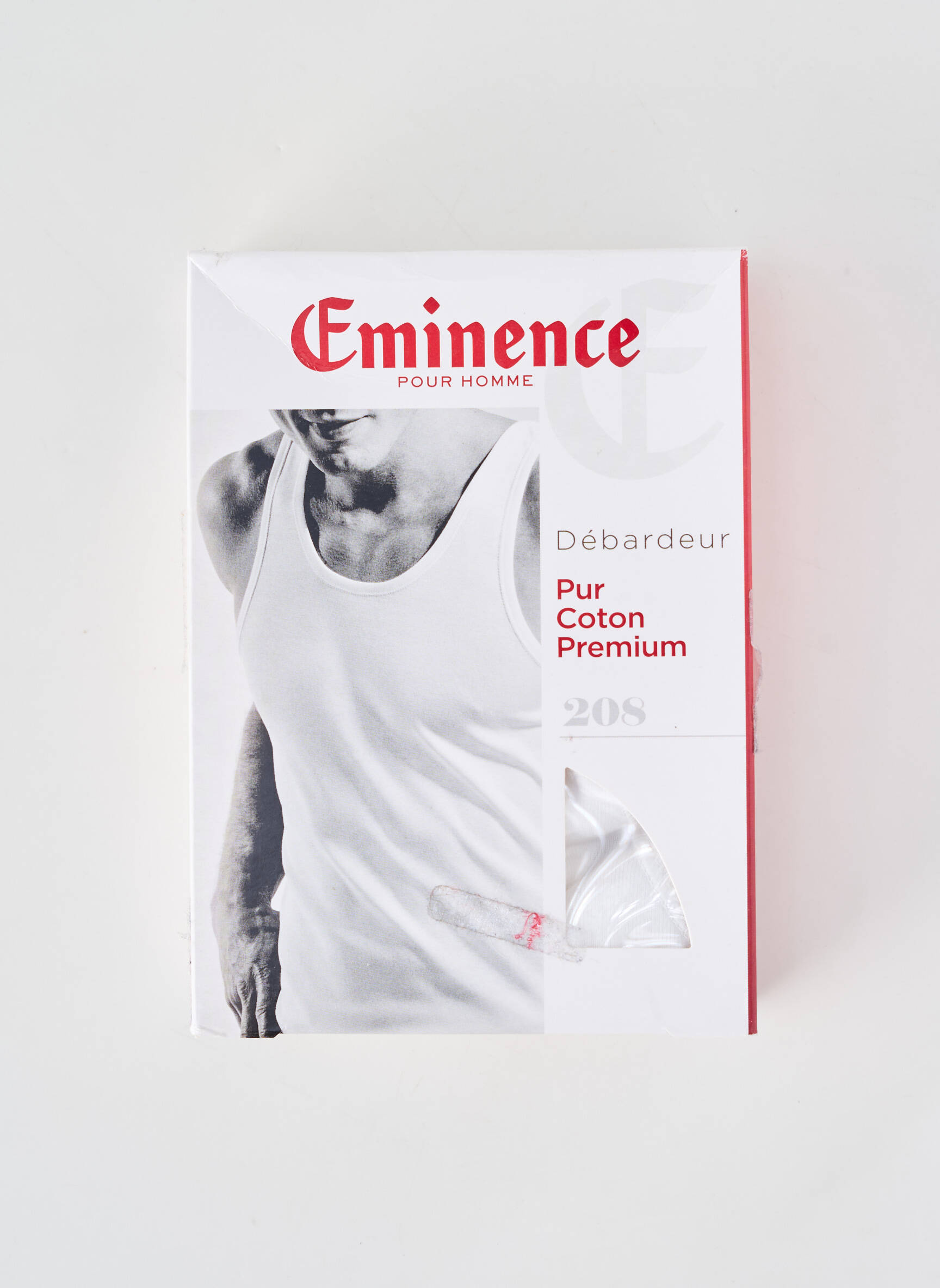 Débardeur coupe cintrée sans manche blanc EMINENCE homme