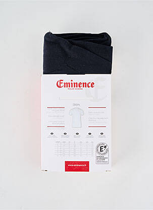 T-shirt coupe cintrée manches courtes noir EMINENCE homme