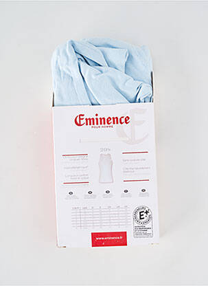 Débardeur coupe cintrée sans manche bleu EMINENCE homme