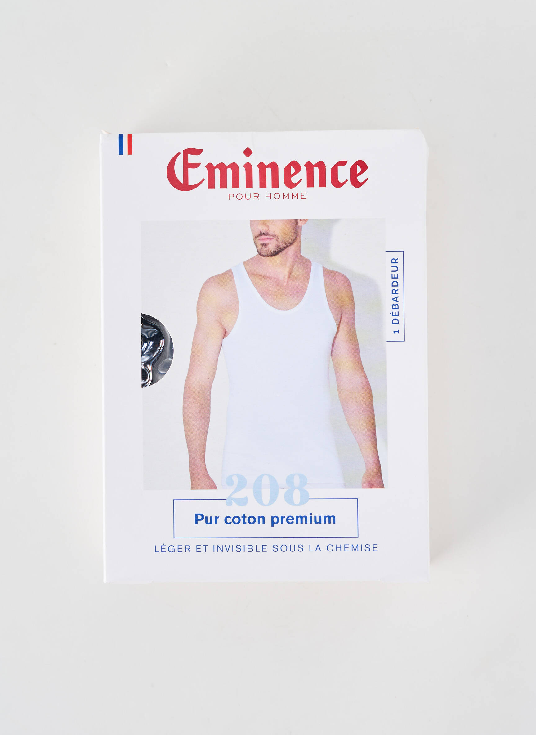Débardeur coupe cintrée sans manche noir EMINENCE homme