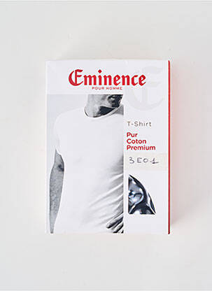 T-shirt coupe cintrée manches courtes noir EMINENCE homme