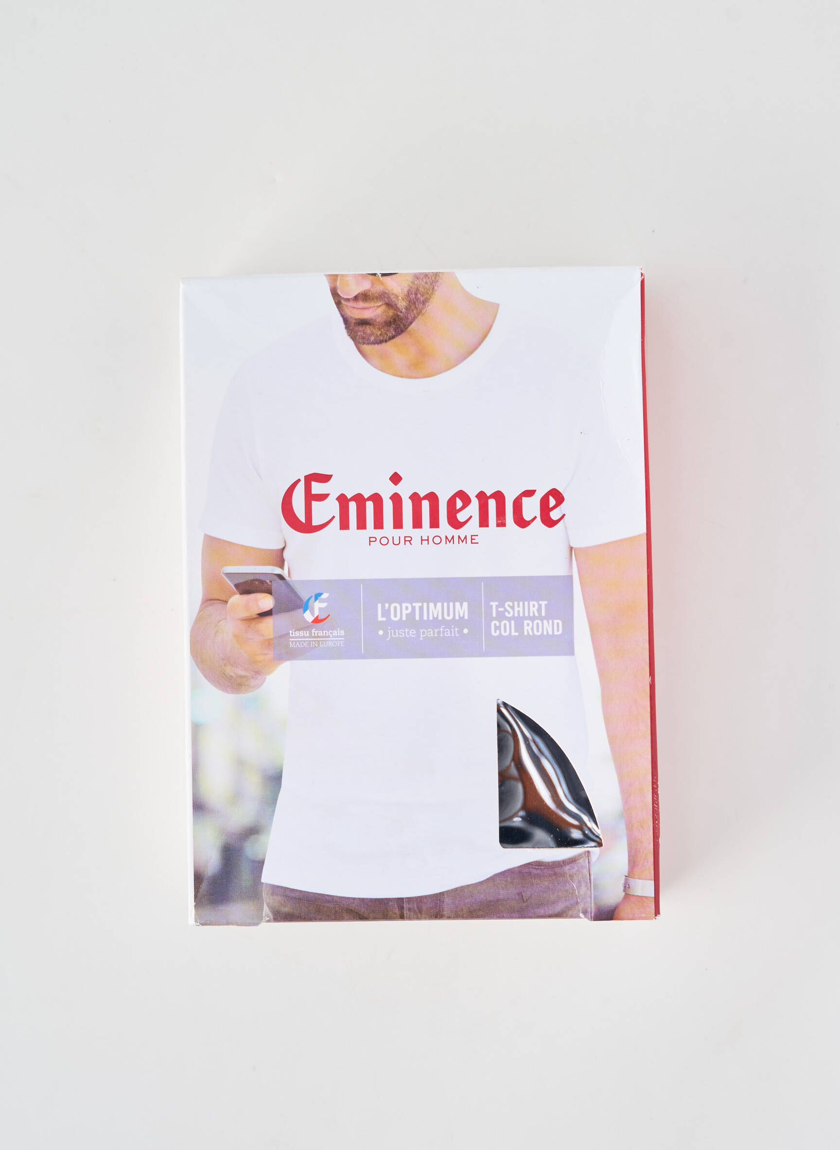 T-shirt coupe cintrée manches courtes noir EMINENCE homme