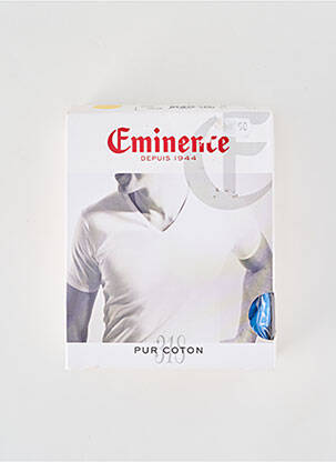 T-shirt coupe cintrée manches courtes bleu EMINENCE homme