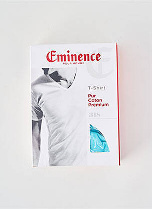 T-shirt coupe cintrée manches courtes bleu clair EMINENCE homme