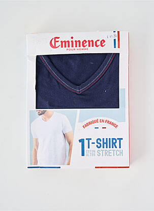 T-shirt coupe cintrée manches courtes bleu EMINENCE homme