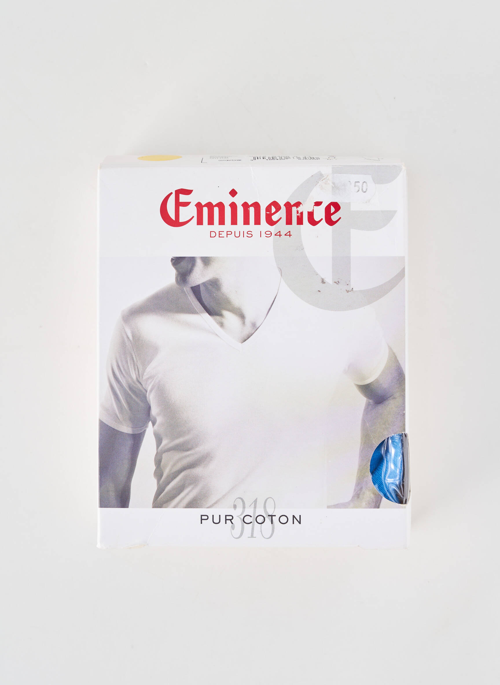T-shirt coupe cintrée manches courtes bleu EMINENCE homme