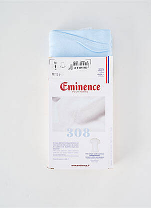 T-shirt coupe cintrée manches courtes bleu EMINENCE homme