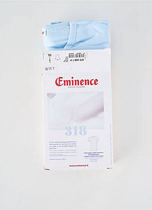 T-shirt coupe cintrée manches courtes bleu EMINENCE homme
