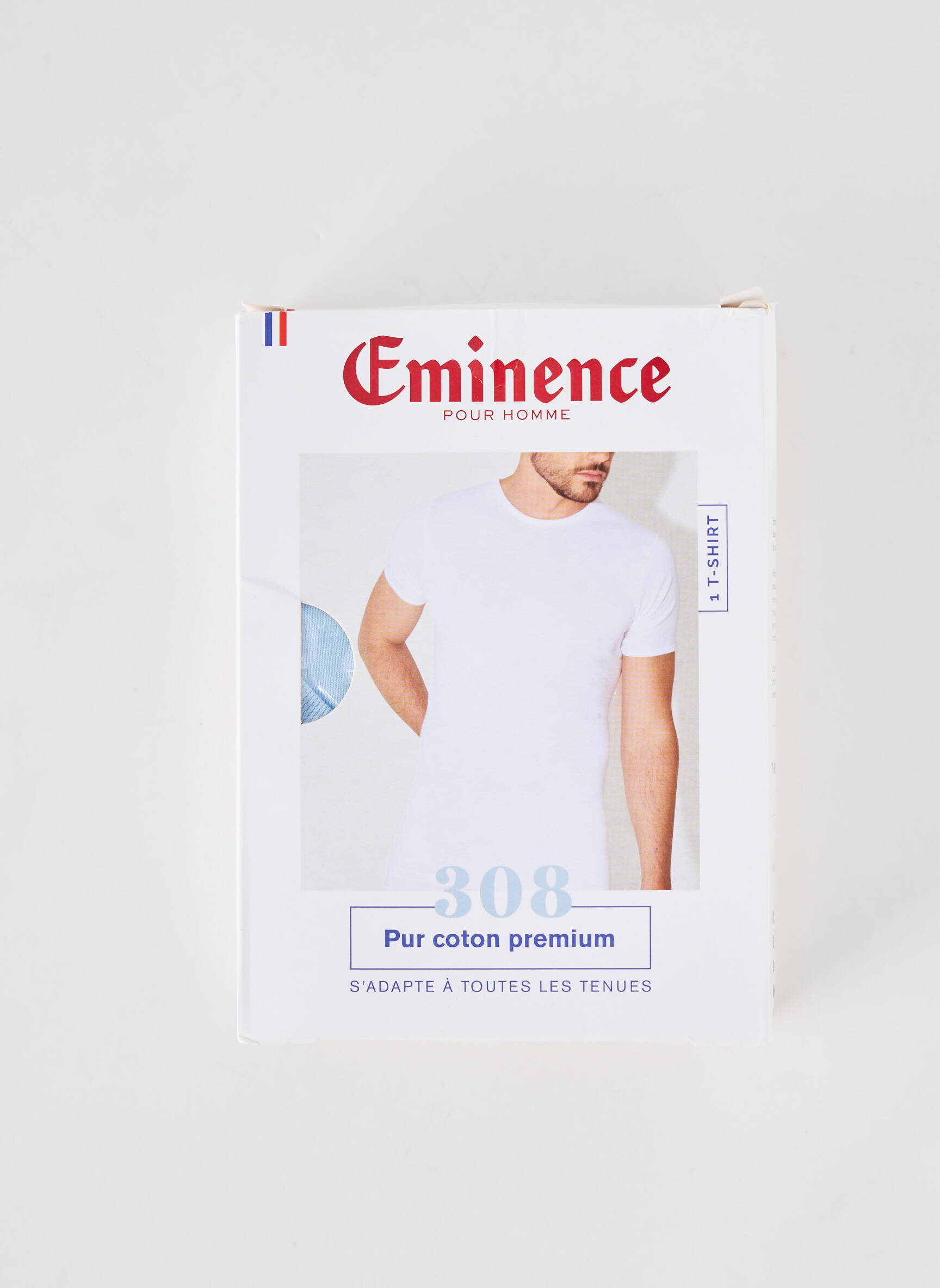 T-shirt coupe cintrée manches courtes bleu EMINENCE homme