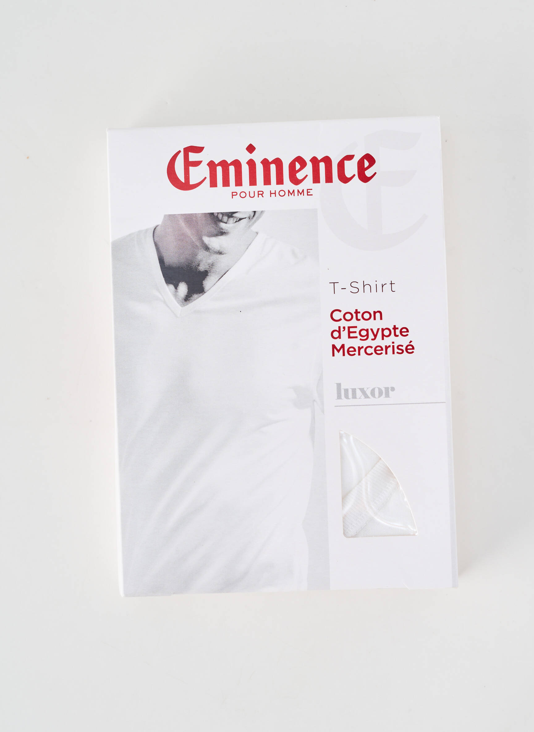 T-shirt stretch manches courtes blanc EMINENCE homme